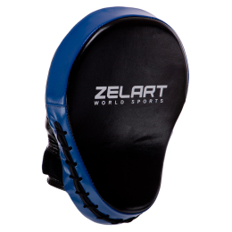 Лапа Вигнута для боксу та єдиноборств Zelart BO-3955 25x18x8см 1шт кольори в асортименті