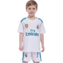 Форма футбольна дитяча з символікою футбольного клубу REAL RONALDO 7 домашня 2018 SP-Planeta CO-7130 6-14 років білий