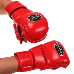 Перчатки Крабы спаринговые для MMA ZELART BO-3495 S-XL цвета в ассортименте