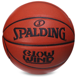 Мяч баскетбольный SPALDING 76993Y GLOW WIND №7 оранжевый