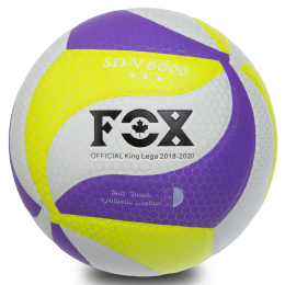 Мяч волейбольный FOX SD-V8000 №5 PU цвета в ассортименте