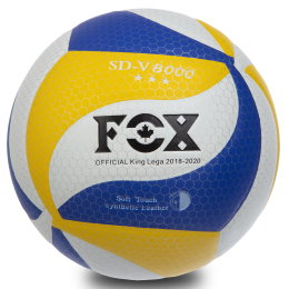 Мяч волейбольный FOX SD-V8000 №5 PU цвета в ассортименте