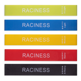 Набор резинок для упражнений ленты сопротивлений LOOP BANDS Raciness FI-1748 5шт цвета в ассортименте