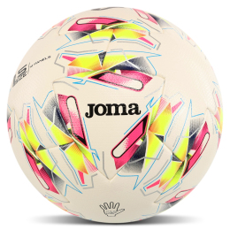 Мяч футбольный Joma DINAMIC V 401952-205 №5 белый-розовый