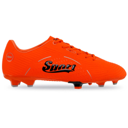 Бутси футбольні SPORT SG-301041-3 розмір 40-45 помаранчевий-чорний