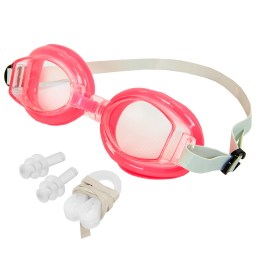 Окуляри для плавання дитячі з берушами та кліпсою для носа в комплекті SP-Sport G7315 кольори в асортименті