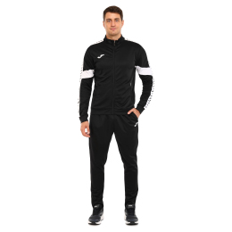 Костюм спортивний кофта на блискавці та штани Joma STREET 104216-100 S-XL чорний