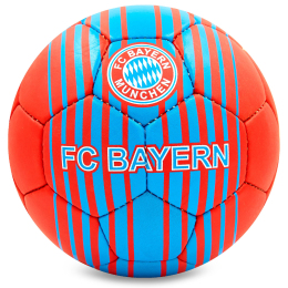 Мяч футбольный BAYERN MUNCHEN BALLONSTAR FB-6693 №5 красный-голубой