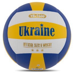 М'яч волейбольний UKRAINE VB-7600 №5 PU клеєний