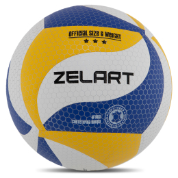 Мяч волейбольный ZELART VB-9000 №5 PU цвета в ассортименте