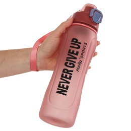 Пляшка для води HAILY NEVER GIVE UP HL-8837 1000мл кольори в асортименті