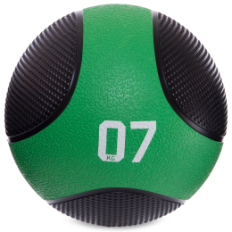 М'яч медичний медбол Zelart Medicine Ball FI-2824-7 7кг чорний