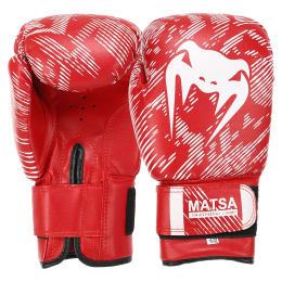 Боксерські рукавиці MATSA ЮНІОР MA-0033 4-14 унцій кольори в асортименті