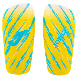 Щитки футбольные с держателем щитков в комплекте Joma SPIDER 401673-067 M-L желтый-голубой