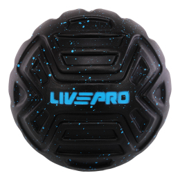 М'яч масажний для МФР LivePRO Target massage ball LP8508 ø12,5см чорний