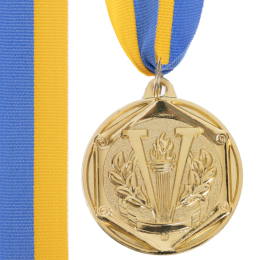 Медаль спортивна зі стрічкою ZING SP-Sport C-3169 золото, срібло, бронза