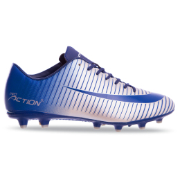 Бутси футбольні Pro Action VL17778-TPU-NGR розмір 40-45 темно-синій-сірий