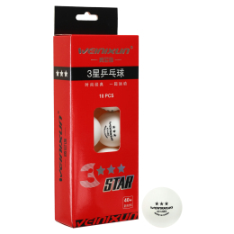 Набор мячей для настольного тенниса WEINIXUN W003 3star 10шт цвета в ассортименте