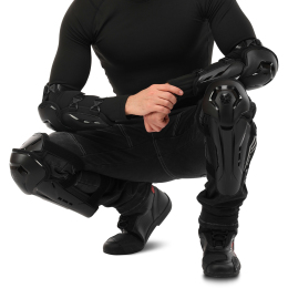 Комплект мотозахисту наколінники та налокітники SCOYCO K57H57 M-L чорний