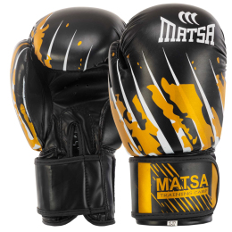Боксерські рукавиці MATSA MA-7300 8-12 унцій кольори в асортименті