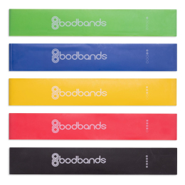 Набор резинок для упражнений ленты сопротивлений LOOP BANDS Bodbands FI-6318 5шт цвета в ассортименте