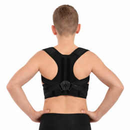 Корректор осанки для спины регулируемый SIBOTE ST-7498 S-XL черный