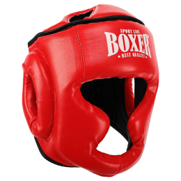 Шлем боксерский с полной защитой Кожвинил BOXER NEW 2036-N М-L цвета в ассортименте
