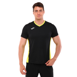 Футболка чоловіча Joma COURT 103512-104 M-XL чорний-салатовий