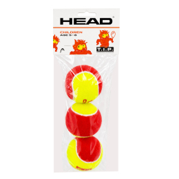 М'ячі для великого тенісу HEAD TIP 578113 3шт салатовий-червоний