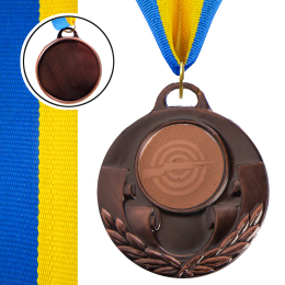 Медаль спортивна зі стрічкою SP-Sport AIM Стрільба C-4846-0005 золото, срібло, бронза