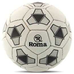 М'яч футбольний ROMA QN-262 №1 PU білий чорний