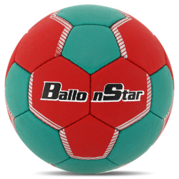 Мяч для гандбола BALLONSTAR GS-38 №3 красный-зеленый
