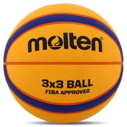 М'яч баскетбольний MOLTEN B33T5000 №6 PU жовтий-синій