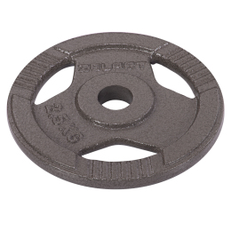 Блини (диски) сталеві з хватом d-30мм Zelart TA-7790-2_5 2,5 кг чорний