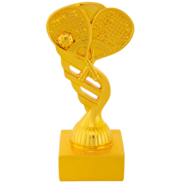 Статуэтка наградная спортивная Ракетки для падел-тенниса SP-Sport HX6024-B2 размер  20х7,5х10см золото