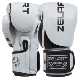 Боксерські рукавиці Zelart BO-8352-O 8-12 унцій кольори в асортименті