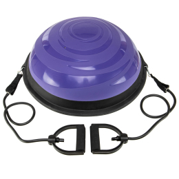 Балансувальна платформа півсфера BOSU з еспандерами NORVA FI-1935 кольори в асортименті