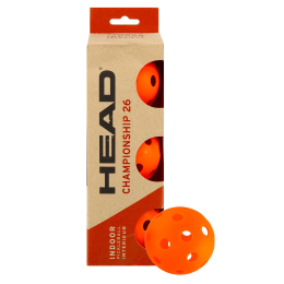 М'ячі для піклболу HEAD Championship 26 Outdoor 557023 3шт червоний