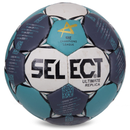 Мяч для гандбола SELECT HB-3654-2 №2 PVC мятный-серый
