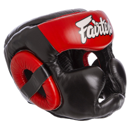 Шлем боксерский с полной защитой кожаный FAIRTEX HG13-CLOSE M-XL цвета в ассортименте