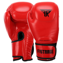 Боксерські рукавиці шкіряні FISTRAGE VL-4295 10-14унцій кольори в асортименті
