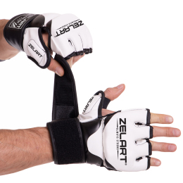 Перчатки для смешанных единоборств MMA Zelart BO-3394 S-L цвета в ассортименте