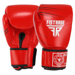 Перчатки боксерские кожаные FISTRAGE VL-6631 10-14унций цвета в ассортименте