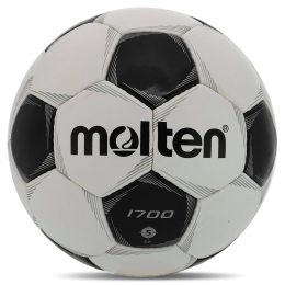 М'яч футбольний MOLTEN F5P1700 №5 PVC білий-чорний
