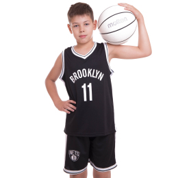 Форма баскетбольна дитяча NBA клуб Brooklyn Nets 11 3578 S-2XL кольори в асортименті