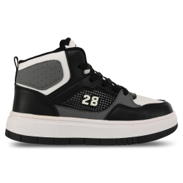 Кроссовки высокие детские SP-Sport OB-603-2 размер 31-36 черный-серый-белый