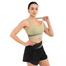 Костюм спортивний жіночий для фітнесу та тренувань шорти та топ SP-Sport N004-A007 S-XL кольори в асортименті