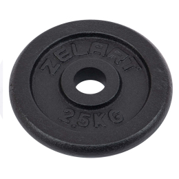 Блини (диски) сталеві d-30мм Zelart TA-7785-2_5 2,5 кг чорний