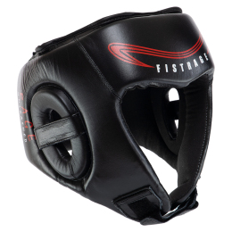 Шлем боксерский открытый кожаный FISTRAGE VL-8497 S-XL цвета в ассортименте
