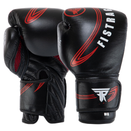 Перчатки боксерские кожаные профессиональные FISTRAGE VL-8498 10-16унций цвета в ассортименте